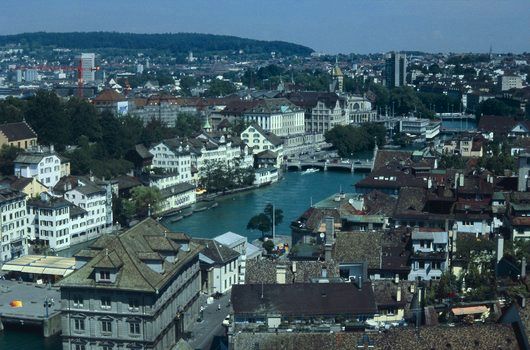 Blick über die Limmat – Zürich