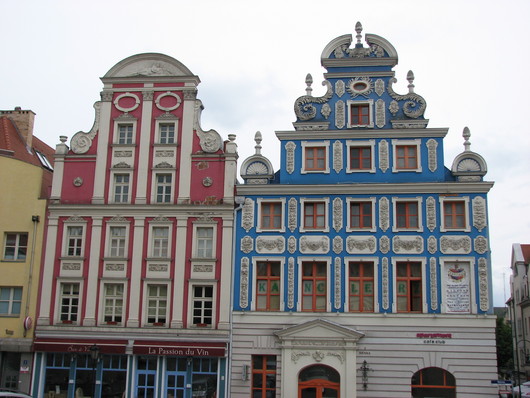 Häuser am Rynek Stettin