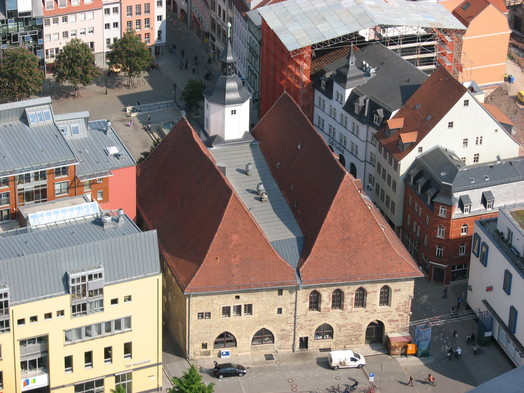 Rathaus Jena vom Jentower aus