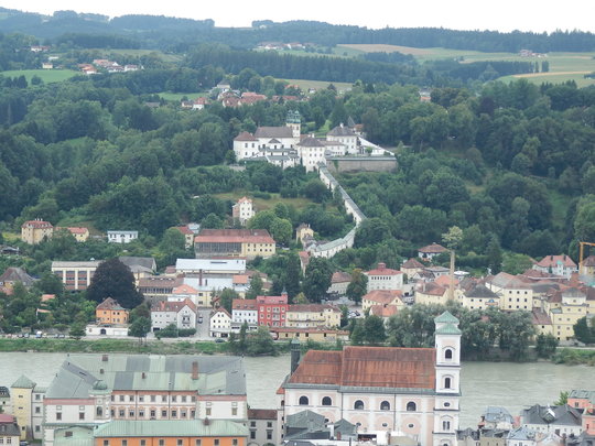 Passau: Kloster Mariahilf mit Gebetsstiege