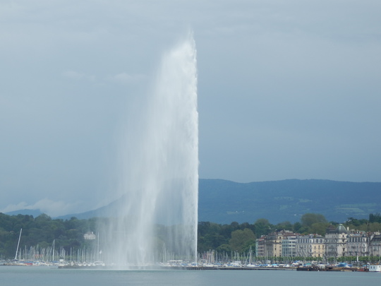 Genf: Fontäne (Jet d'Eau)